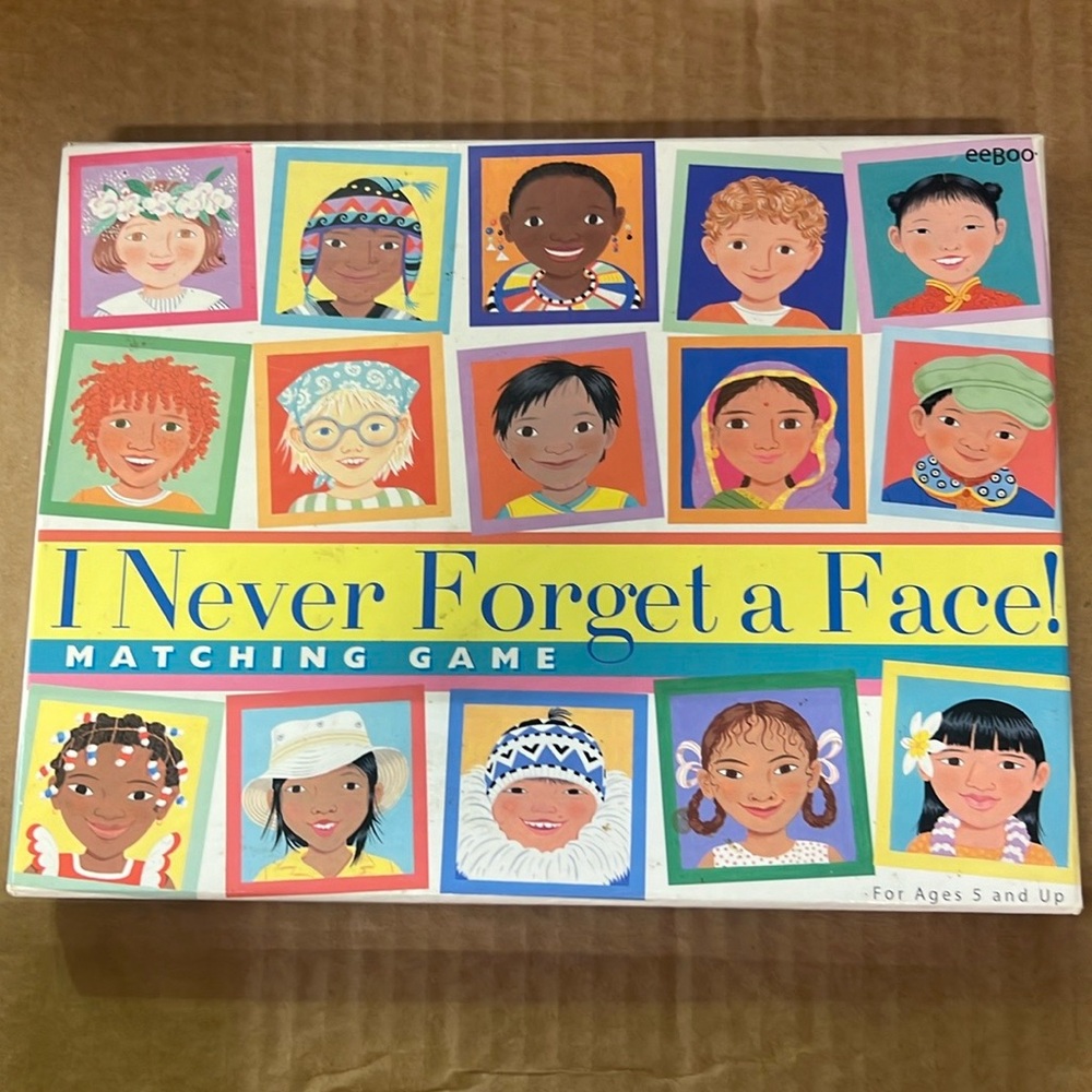 eeBoo I Never Forget a Face Matching Game